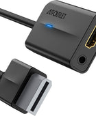 AUTOUTLET Wii to HDMI Converter 1080P for Full HD Device, Wii HDMI Adapter with 3,5mm Audio Jack&HDMI Output Compatible with Nintendo Wii, Wii U, HDTV, Monitor-Supports All Wii Display Modes 720P