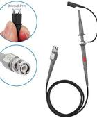 AUTOUTLET P6100 100MHz Oscilloscope Clip Probes with BNC to Minigrabber Test Lead Kit 2 Attenuation Options 1x 10x Universal Oscilloscope Probes Kit