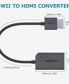 AUTOUTLET Wii Hdmi Converter Wii Adapter Hdmi Support 720P 1080P with 3.5MM Audio HD Video Output Adapter Compatible with Wii