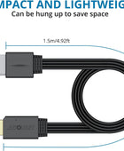 AUTOUTLET Wii to HDMI Converter 1080P 5ft/150 cm for Full HD Device, Adapter with HDMI Male Cable Output Compatible with Nintendo Wii, Wii U, HDTV, Monitor-Supports All Wii Display Modes
