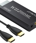 AUTOUTLET PS2 zu HDMI Konverter, PS2 zu HDMI Adapter Konverter PS2 auf HDMI Konverter mit 3,5 mm Kopfhörer Audio Buchse und 1,5m HDMI Kabel, für PS2 HDTV HDMI Monitor