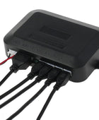 AUTOUTLET Rear Reversing Car Parking Sensors 4 Sensors Kit Audio Buzzer Alarm LED Display, DC 12 V