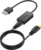 AUTOUTLET Wii to HDMI Converter 1080P 5ft/150 cm for Full HD Device, Adapter with HDMI Male Cable Output Compatible with Nintendo Wii, Wii U, HDTV, Monitor-Supports All Wii Display Modes