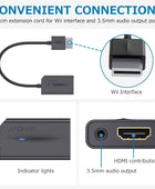 AUTOUTLET Wii Hdmi Converter Wii Adapter Hdmi Support 720P 1080P with 3.5MM Audio HD Video Output Adapter Compatible with Wii
