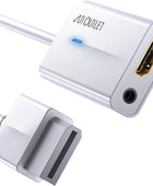 AUTOUTLET Wii to HDMI Converter 1080P for Full HD Device, Wii HDMI Adapter with 3,5mm Audio Jack&HDMI Output Compatible with Nintendo Wii, Wii U, HDTV, Monitor-Supports All Wii Display Modes 720P