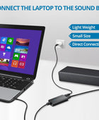 AUTOUTLET 3.5mm to Optical Converter, 48Khz Audio Sample Rate, Supports Uncompressed 2-Way PCM Digital Audio Signal Output, Built-in 1.2m 3.5mm Cable, Suitable for Laptop, Computer, Projector, etc