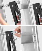 Nietzange Set, AUTOUTLET 86 Stück Nietmutternzange Set Gewindeeinsatz Nietpistolen Werkzeug, mit M3 M4 M5 M6 M8 Dorne und 80PCS Nietmuttern, 10