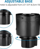AUTOUTLET Adjustable Car Cup Holder Expander - Universal Fit for Yeti, Hydro Flask, 32/40oz & Large Bottles/Mugs (2.5