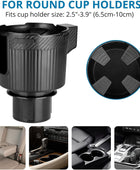 AUTOUTLET Adjustable Car Cup Holder Expander - Universal Fit for Yeti, Hydro Flask, 32/40oz & Large Bottles/Mugs (2.5