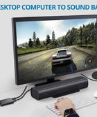 AUTOUTLET 3.5mm to Optical Converter, 48Khz Audio Sample Rate, Supports Uncompressed 2-Way PCM Digital Audio Signal Output, Built-in 1.2m 3.5mm Cable, Suitable for Laptop, Computer, Projector, etc