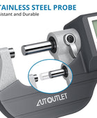 AUTOUTLET Micrometer Digitale Bügelmessschraube 0-25mm/ 0.001mm, Hohe Präzision LCD Digitale Mikrometer Mikrometerschieber Länge Messwerkzeug Mikrometer 0.001mm(0.00005