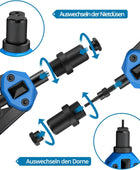 AUTOUTLET 13 Inch 2 in 1 Riveter Kit for Blind Rivets with 110 Nuts M3-M12 and 50 Blind Rivets (3.2-6.4 mm), Professional Manual Riveter