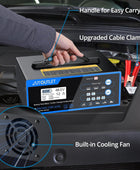 AUTOUTLET 0-12A Automotive Battery Charger for 6V/8V/12V/24V/36V/48V