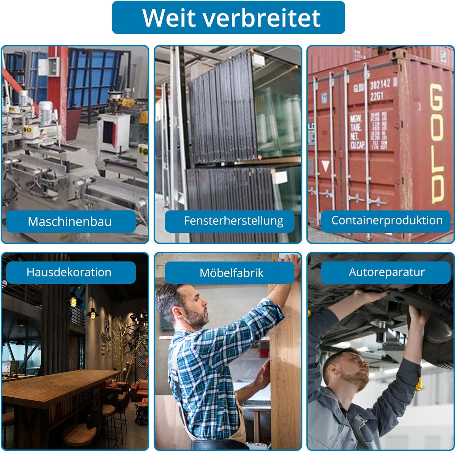 Nietzange Set, AUTOUTLET 86 Stück Nietmutternzange Set Gewindeeinsatz Nietpistolen Werkzeug, mit M3 M4 M5 M6 M8 Dorne und 80PCS Nietmuttern, 10" Nietzange Gewinde Blindnietzange vernieten Kit-Blau