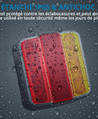 AUTOUTLET Feux Arrière Remorque Feux de Remorque Montage à Vis Câble de 7,5m 7 Broches 18 LEDs Super Claires avec E Mark E11 pour La Circulation Routière pour Camping-Car Camion Poids Lourd Tracteur