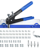 AUTOUTLET 86PCS Threaded Nut Rivet Tool Riveter Rivnut Nutsert Gun