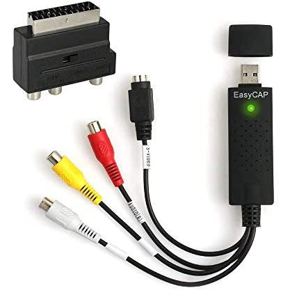 AUTOUTLET USB 2.0 VHS To DVD Audio Video Converter