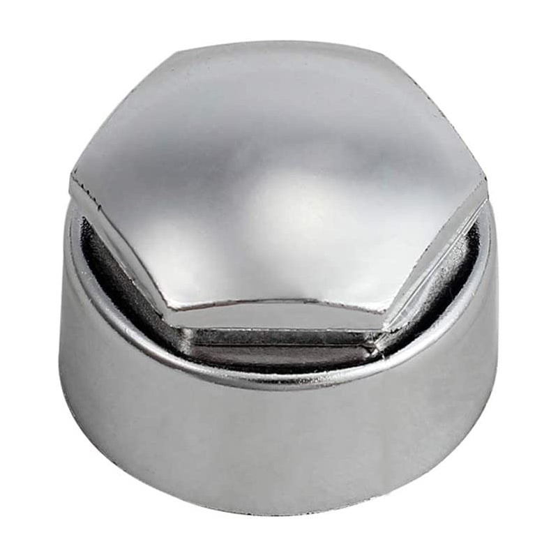 AUTOUTLET 20PCS (16 Standard Sizes + 4 Locking Sizes) Silver Hexagonal Plating Chrome Wheel Nut Caps