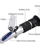 AUTOUTLET Honey Baume Refractometer, 58-90% Brix Scale & 12-27% Honey Water Moisture