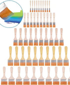AUTOUTLET 50PCS Paint Brush Set 5 Sizes Glaze Brush