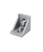 AUTOUTLET 10pcs Right Angle Bracket, Right Angle Bracket Connector T-Nut Screw 3030 Aluminum Extrusion Profile