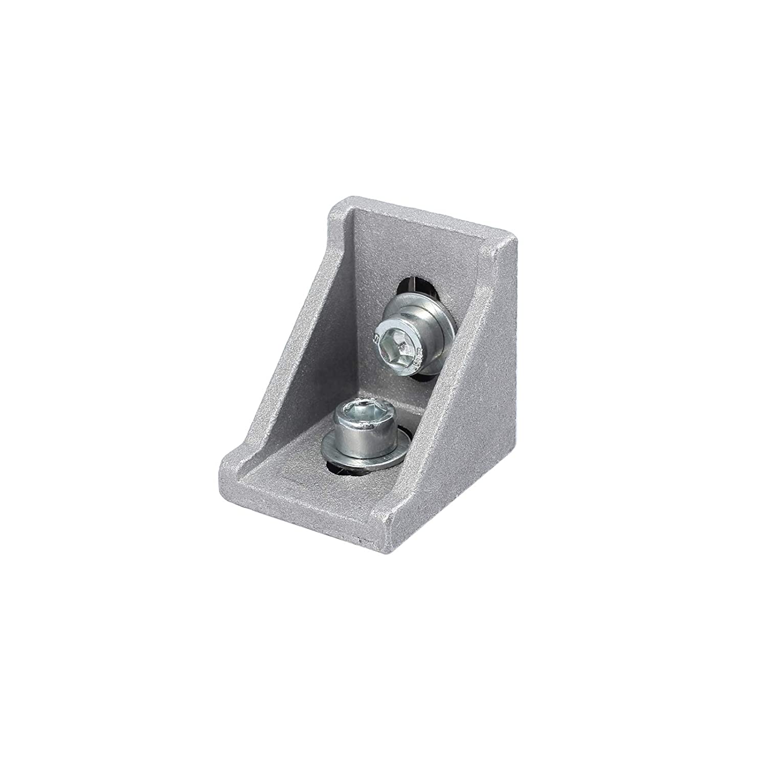 AUTOUTLET 10pcs Right Angle Bracket, Right Angle Bracket Connector T-Nut Screw 3030 Aluminum Extrusion Profile