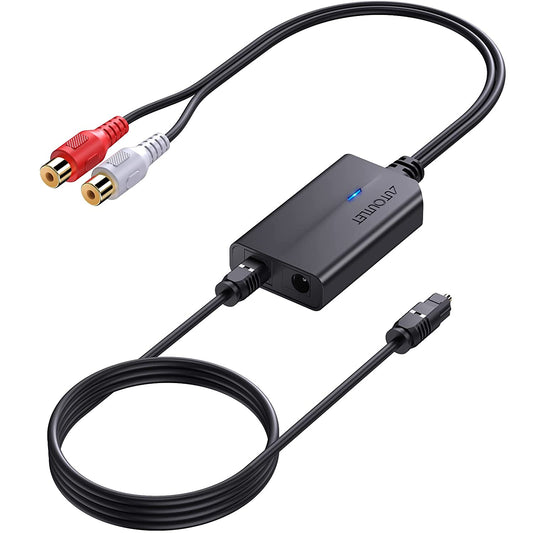 AUTOUTLET 192kHz DAC Converter Digital to Analog Audio Converter