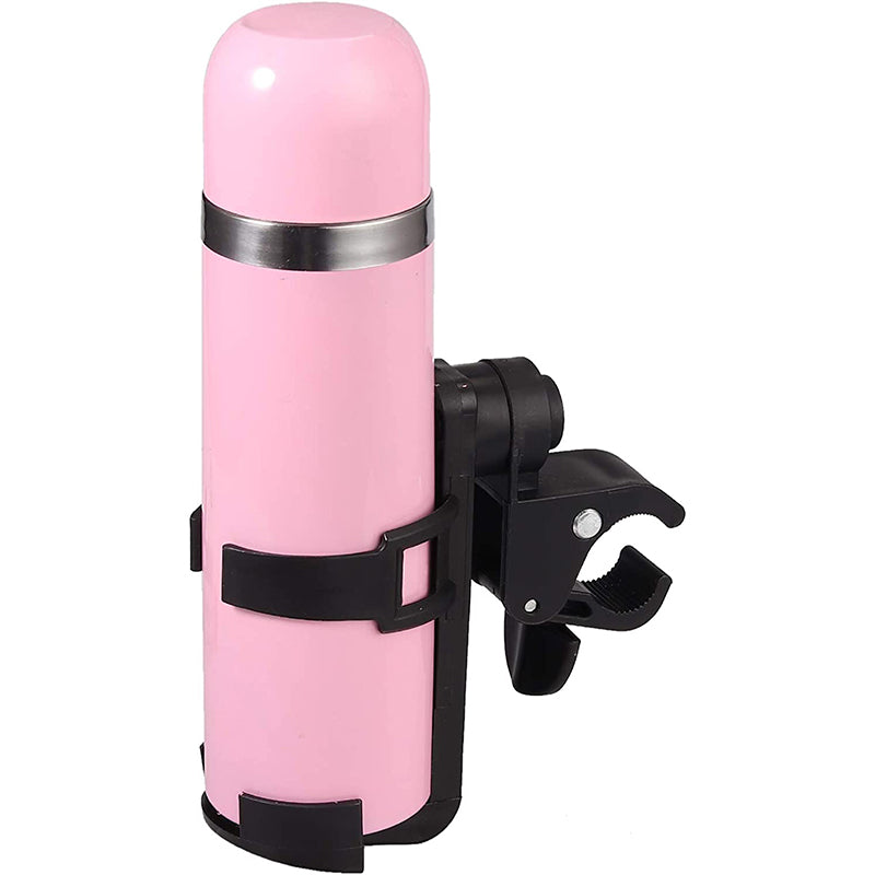 AUTOUTLET 2PCS 360° Black Plastic Bottle Holder Cup Holder Cup