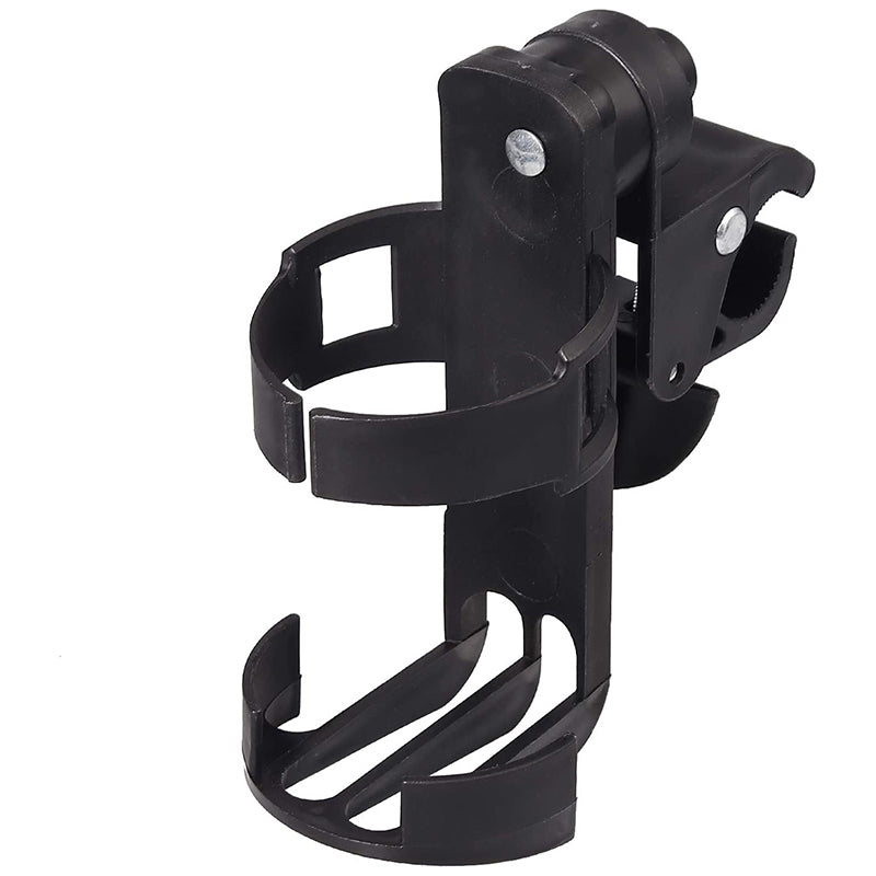 AUTOUTLET 2PCS 360° Black Plastic Bottle Holder Cup Holder Cup