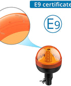 AUTOUTLET 2 PCS Rotating Beacon 40 LED Warning Lights 12V / 24V
