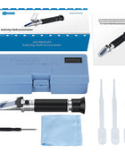 AUTOUTLET Salinity Refractometer,Automatic Temperature Compensation Salt Water Tester Hydrometer