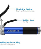 AUTOUTLET Grease Gun 6000PSI with Hose Manual Lever One-handed Grease