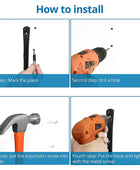 AUTOUTLET 6-Piece Heavy-Duty Storage Hook