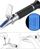 AUTOUTLET Salinity Refractometer,Automatic Temperature Compensation Salt Water Tester Hydrometer