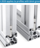 AUTOUTLET 10pcs T Slot Aluminum Profile Zinc Alloy L-Shape Brackets