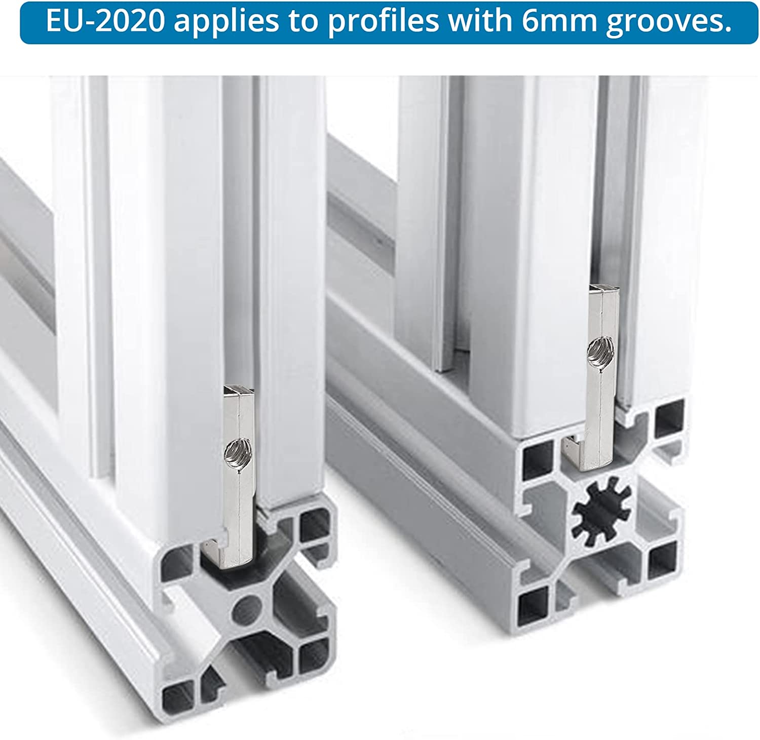 AUTOUTLET 10pcs T Slot Aluminum Profile Zinc Alloy L-Shape Brackets