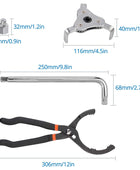 AUTOUTLET 12 Inch Oil Filter Pliers and Universal Adjustable Oil Filter