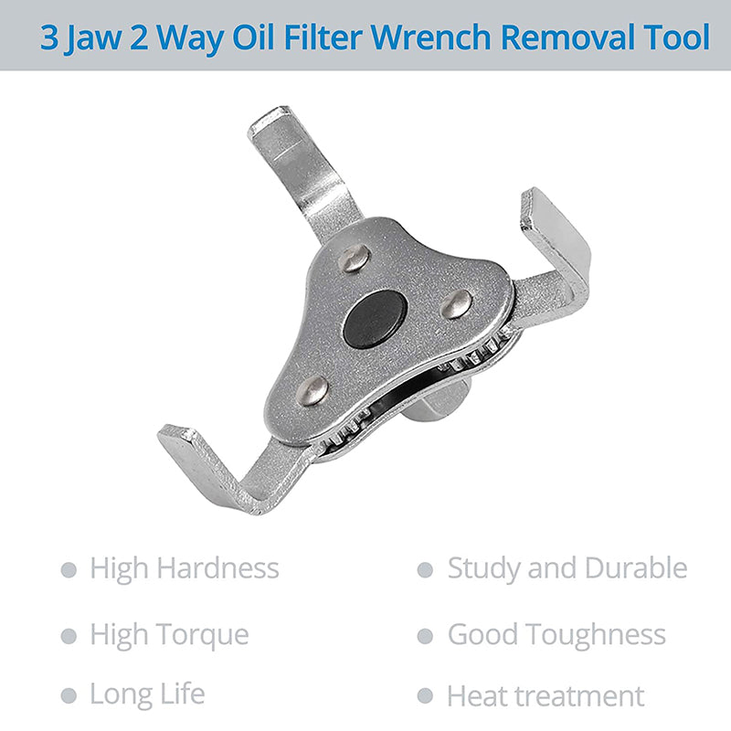 AUTOUTLET 12 Inch Oil Filter Pliers and Universal Adjustable Oil Filter