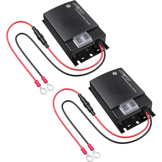 AUTOUTLET 2PCS DC 12V Car Vehicle Ultrasonic Mouse Repeller Gauge Rat