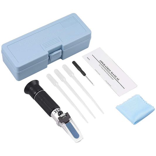 AUTOUTLET Wine Refractometer, 0-140 ° Öchsle 0-32% Brix 0-26% KMW Öchslemeter