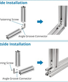 AUTOUTLET 10pcs T Slot Aluminum Profile Zinc Alloy L-Shape Brackets