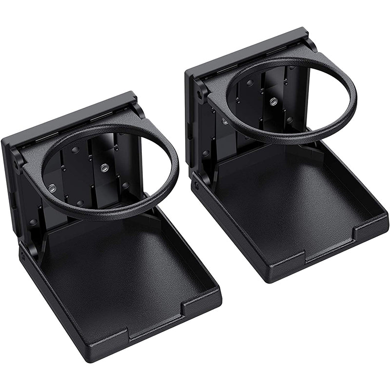 AUTOUTLET 2PCS ABS Universal Adjustable Folding Cup Drink Holder