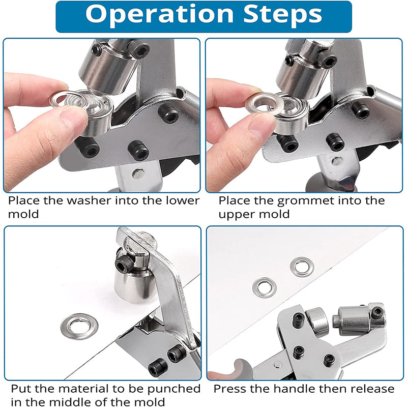 AUTOUTLET Grommet Hand Press Kit (10mm)