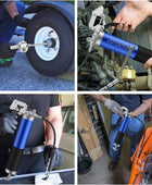 AUTOUTLET Grease Gun 6000PSI with Hose Manual Lever One-handed Grease