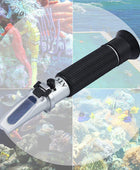 AUTOUTLET Salinity Refractometer,Automatic Temperature Compensation Salt Water Tester Hydrometer