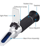 AUTOUTLET Wine Refractometer, 0-140 ° Öchsle 0-32% Brix 0-26% KMW Öchslemeter