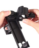 AUTOUTLET 2PCS 360° Black Plastic Bottle Holder Cup Holder Cup