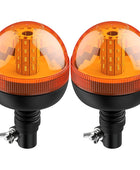 AUTOUTLET 2 PCS Rotating Beacon 40 LED Warning Lights 12V / 24V