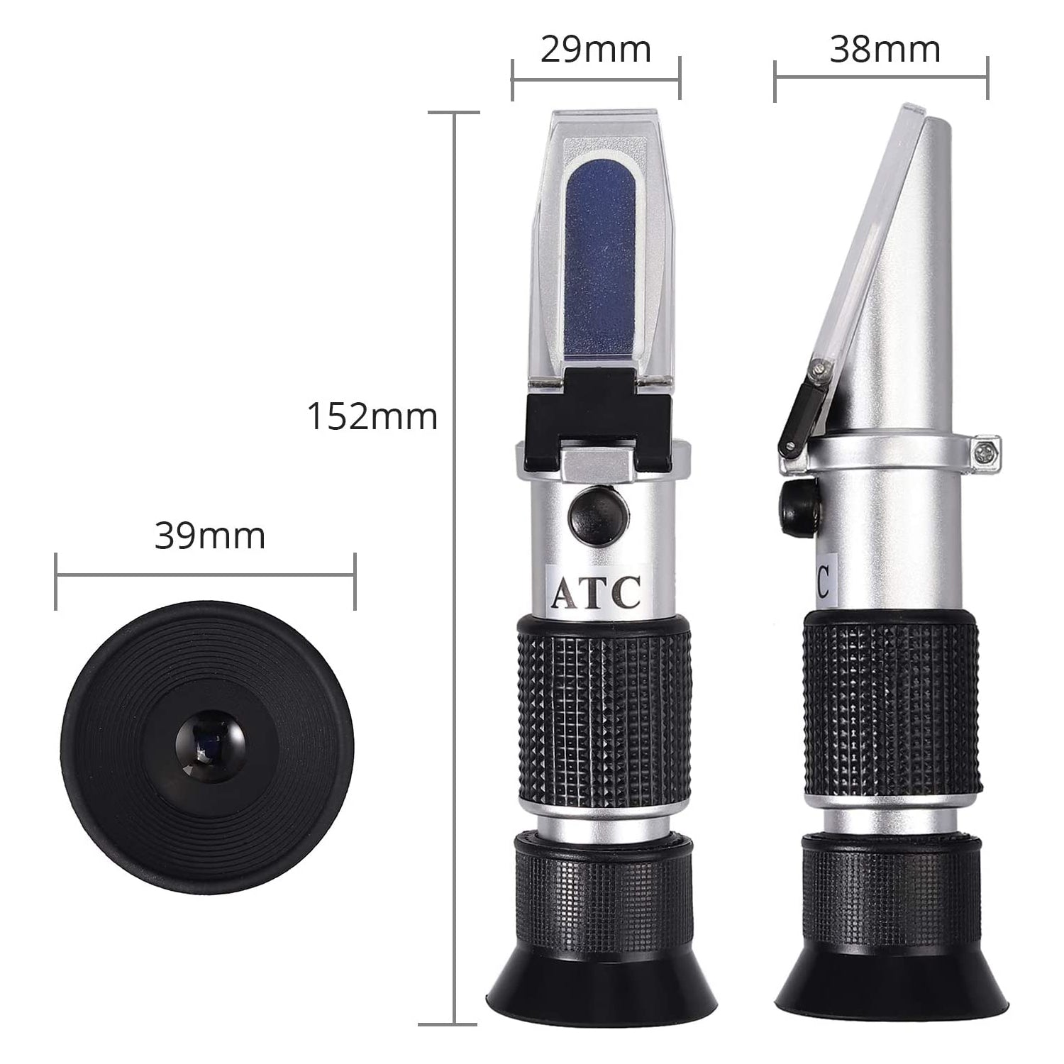 AUTOUTLET Honey Baume Refractometer, 58-90% Brix Scale & 12-27% Honey Water Moisture