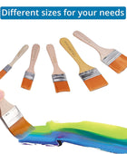 AUTOUTLET 50PCS Paint Brush Set 5 Sizes Glaze Brush